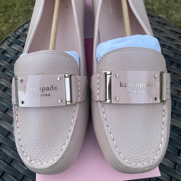 NWT/NIB Kate Spade New York Women's Cheshire Loafer Shoes PALE VELLUM Pink (9) - Picture 5 of 11